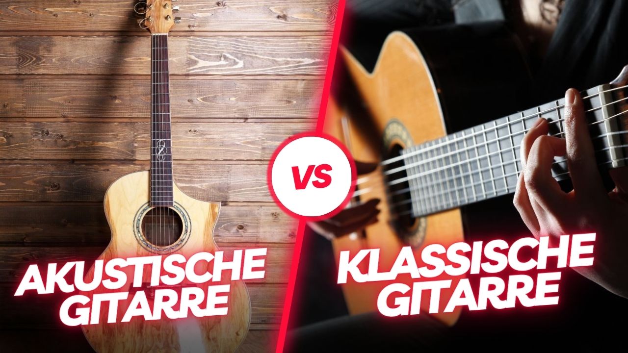 Was ist der Unterschied zwischen Akustik- und Konzertgitarren?