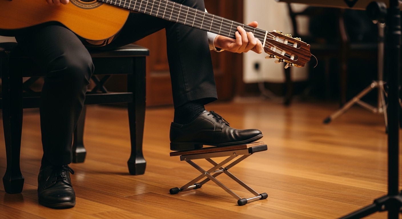 Fußbänke für klassische Gitarristen: Warum sie wichtig sind